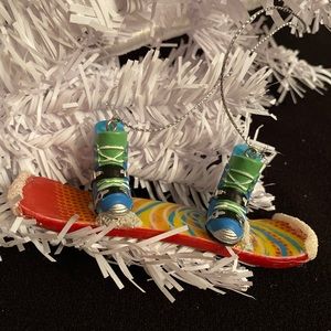 “Ski Boots on Board” Kurt Adler Christmas Hanging Ornament, Brand New